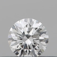 0.04ct Round Natural Diamond (Colour G, Clarity VVS1, Cut EX, IGI Certified)