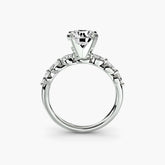 The Floral Accent Solitaire