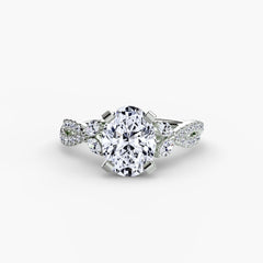 The Twist Pavé Ring