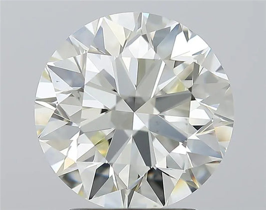 2.70ct Round Natural Diamond (Colour J, Clarity VS2, Cut EX, IGI Certified)