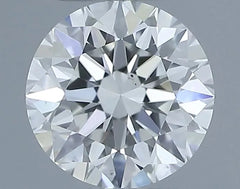 0.50ct Round Natural Diamond (Colour H, Clarity VS2, Cut EX, IGI Certified)