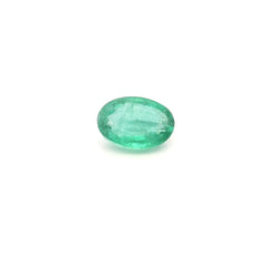 0.81ct Oval Natural Emerald (Colour Green, Clarity Moderately Included, Cut Faceted)