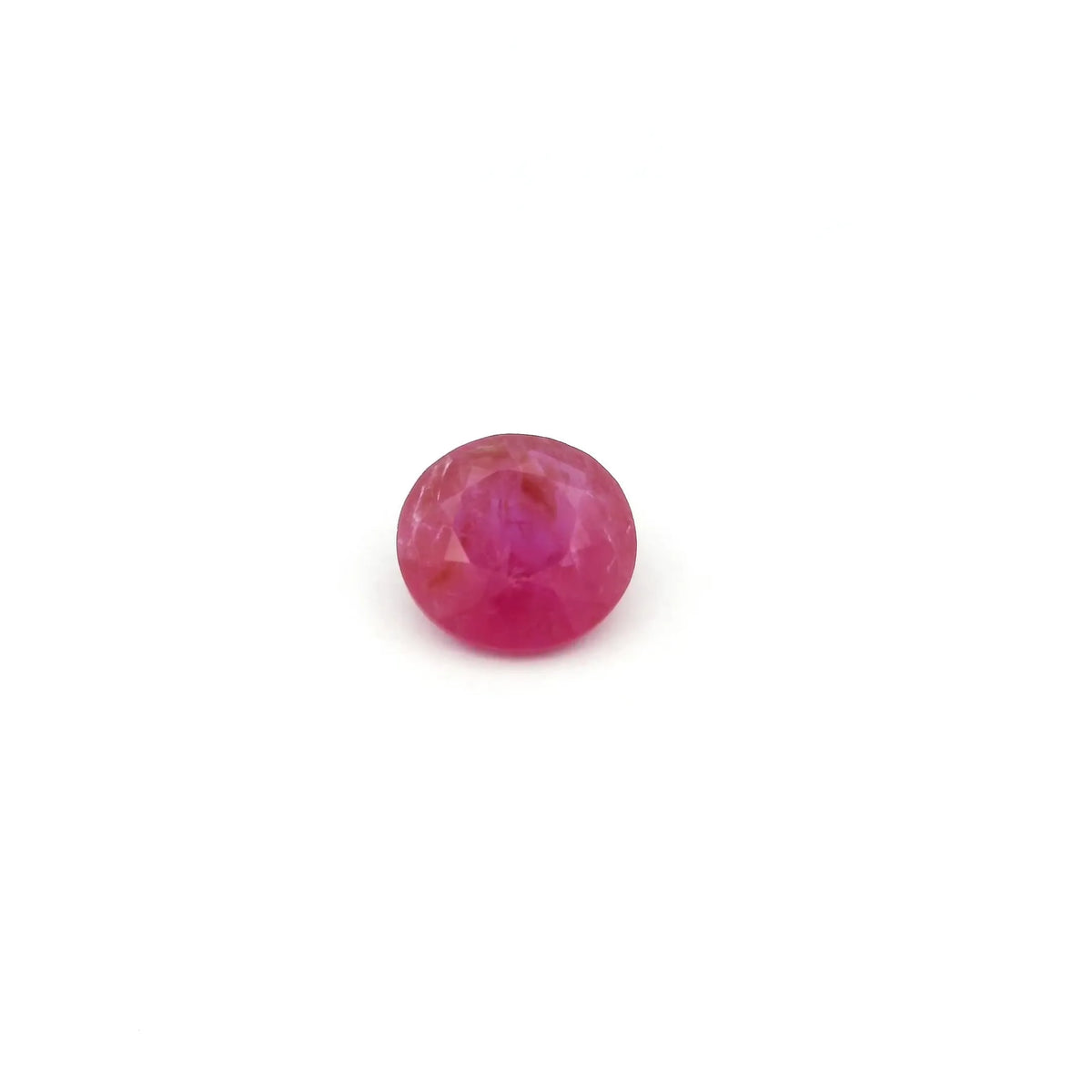 0.75ct Round Natural Ruby (Colour Red, Clarity Slightly Included, Cut Faceted)