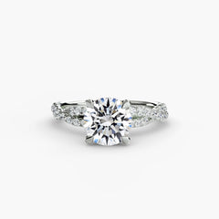 The Twisted Pavé Solitaire